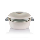Round Insulated Server Colorado 2.3L White/Grey