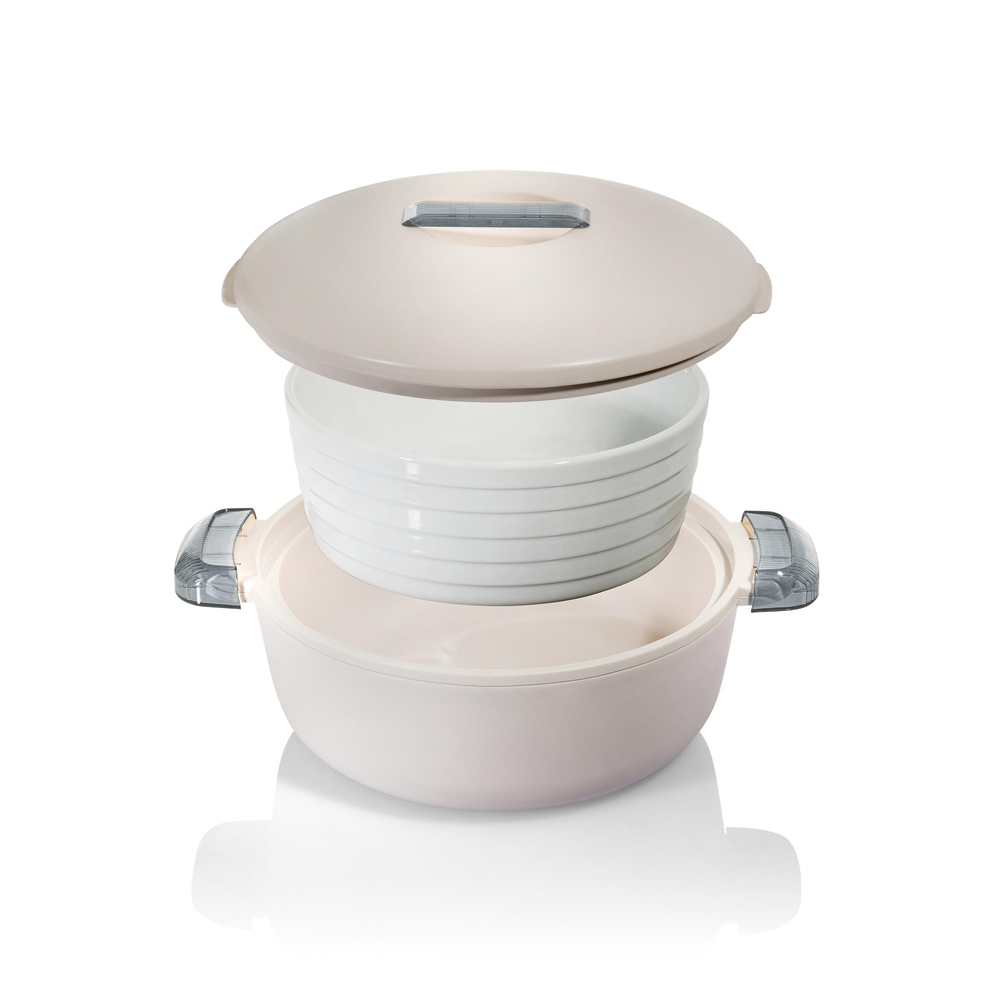 Round Insulated Server Colorado 2.3L White/Grey