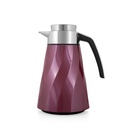 Swirl Cone Burgundy/Silver Vacuum Flask - 1 Litre