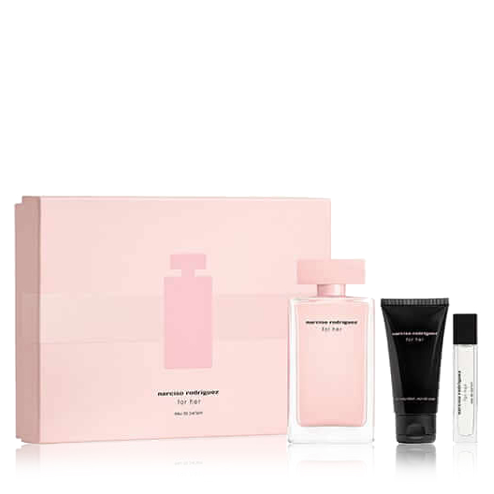 Narciso Rodriguez For Her Gift Set - 3pcs
