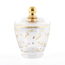 Handmade Leaves Sugar Bowl - Gold