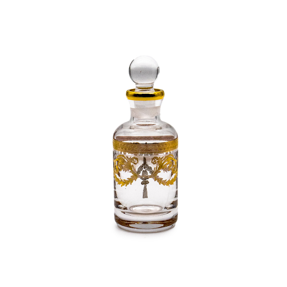 Medium Refillable Perfume Oil Bottle - Gold/Platinum