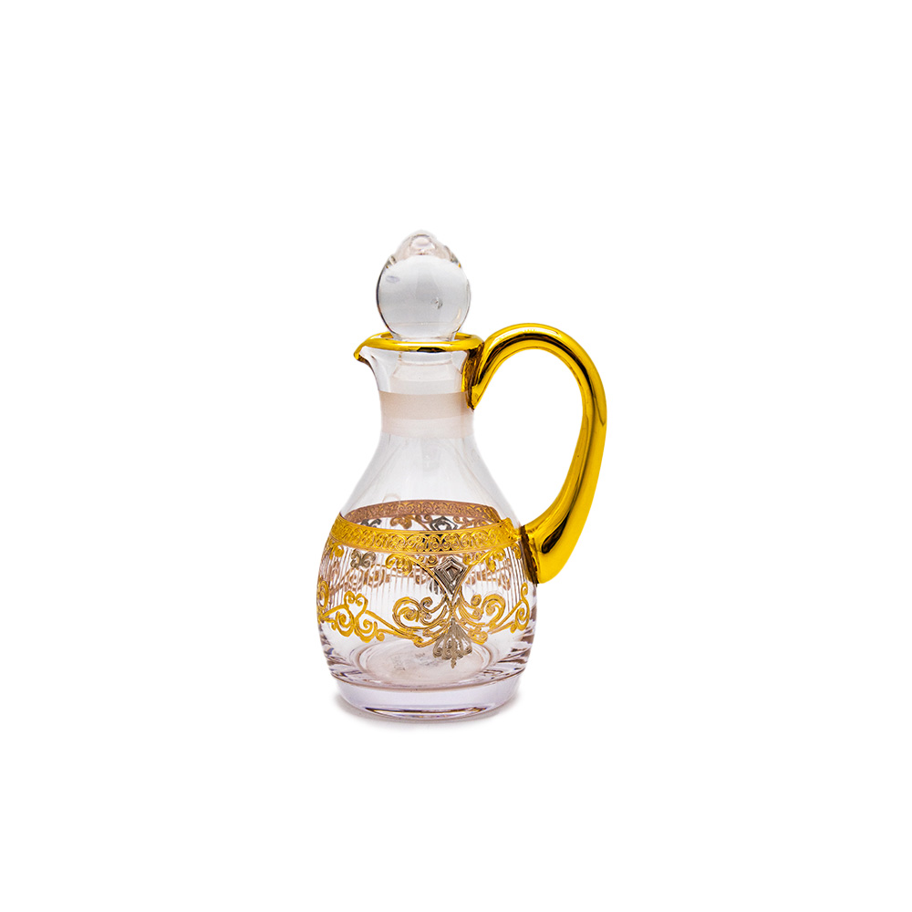 Refillable Perfume Oil Bottle With Handle - Gold/Platinum