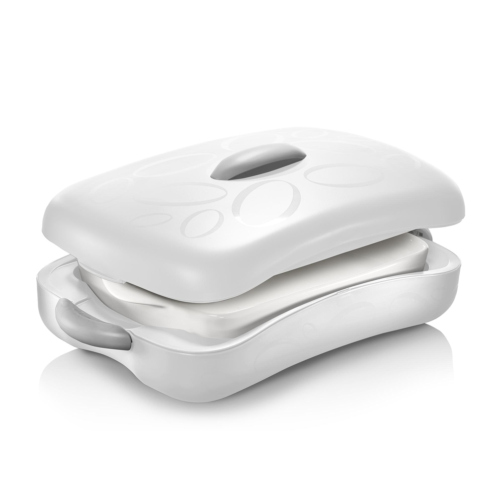 Rectangular Insulated Server Tuttocaldo 2.5L - White