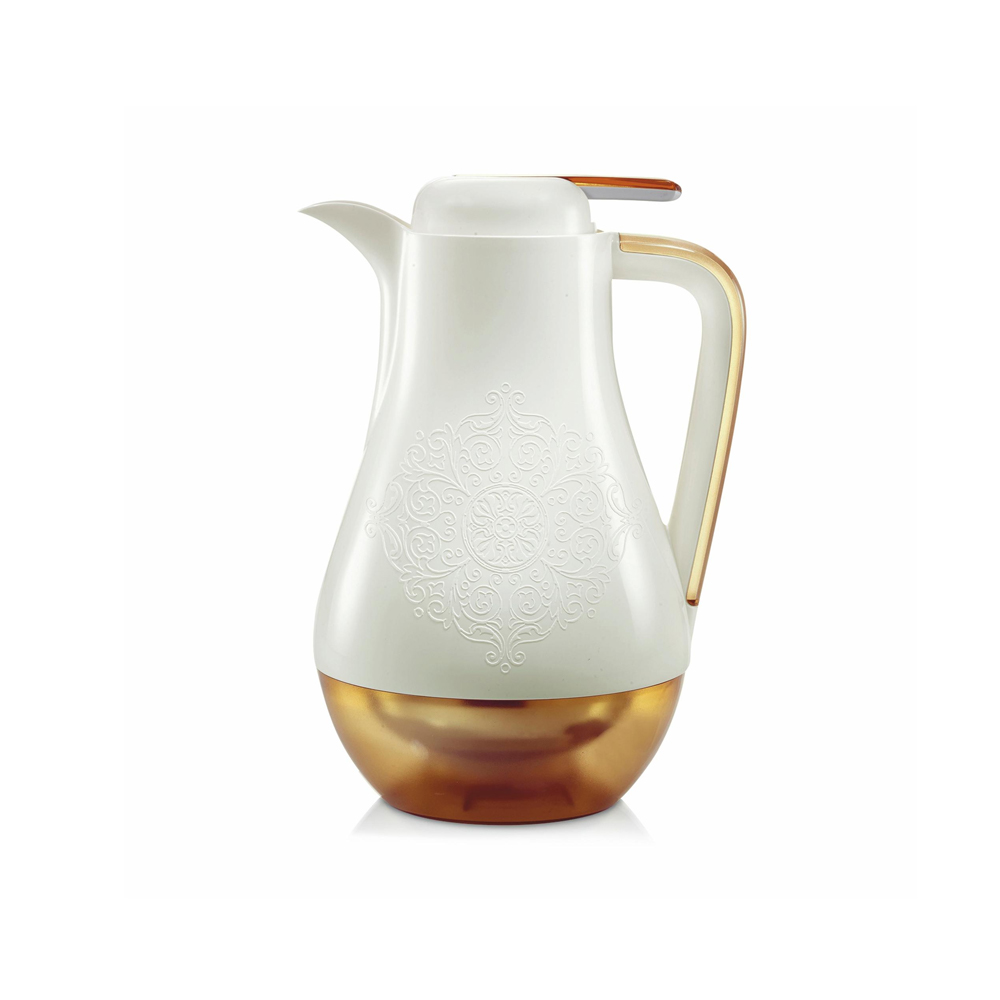 Arabesque Vacuum Jug Glass Refill 1L - Almond