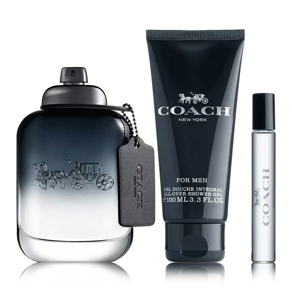 Coach Gift Set for Men - 3 Pcs