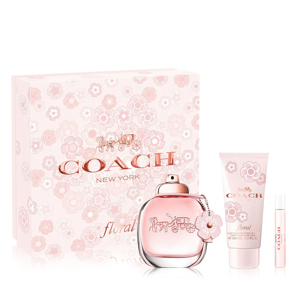 Floral Gift Set for Women - 3 Pcs