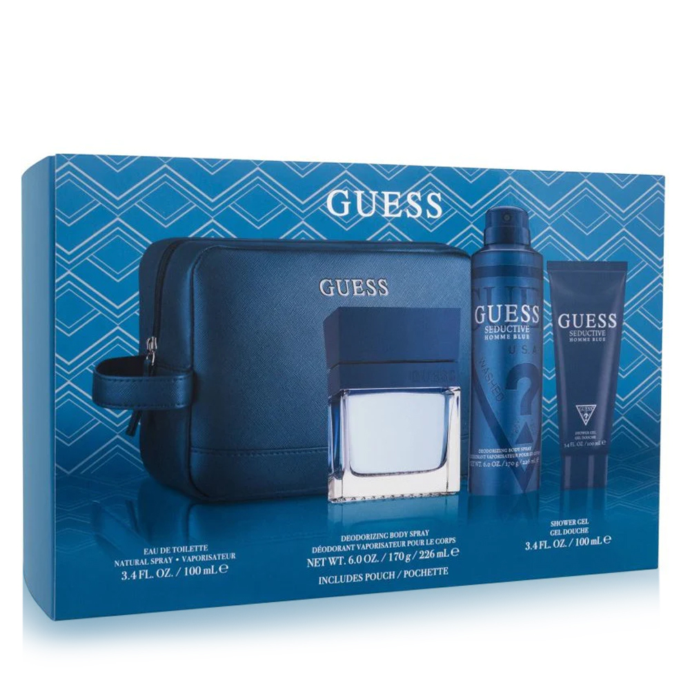 Seductive Blue Gift Set - 4 Pcs - Men