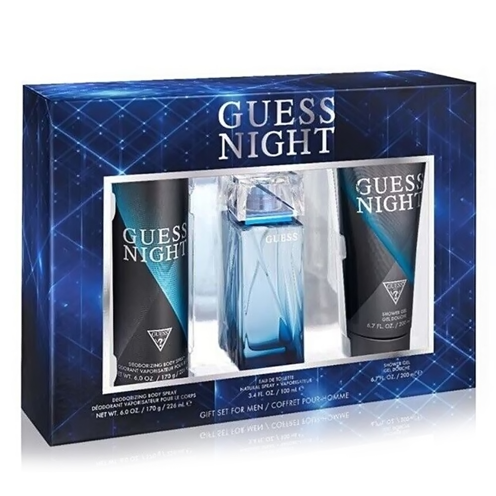 Guess Night Gift Set - 3 Pcs - Men