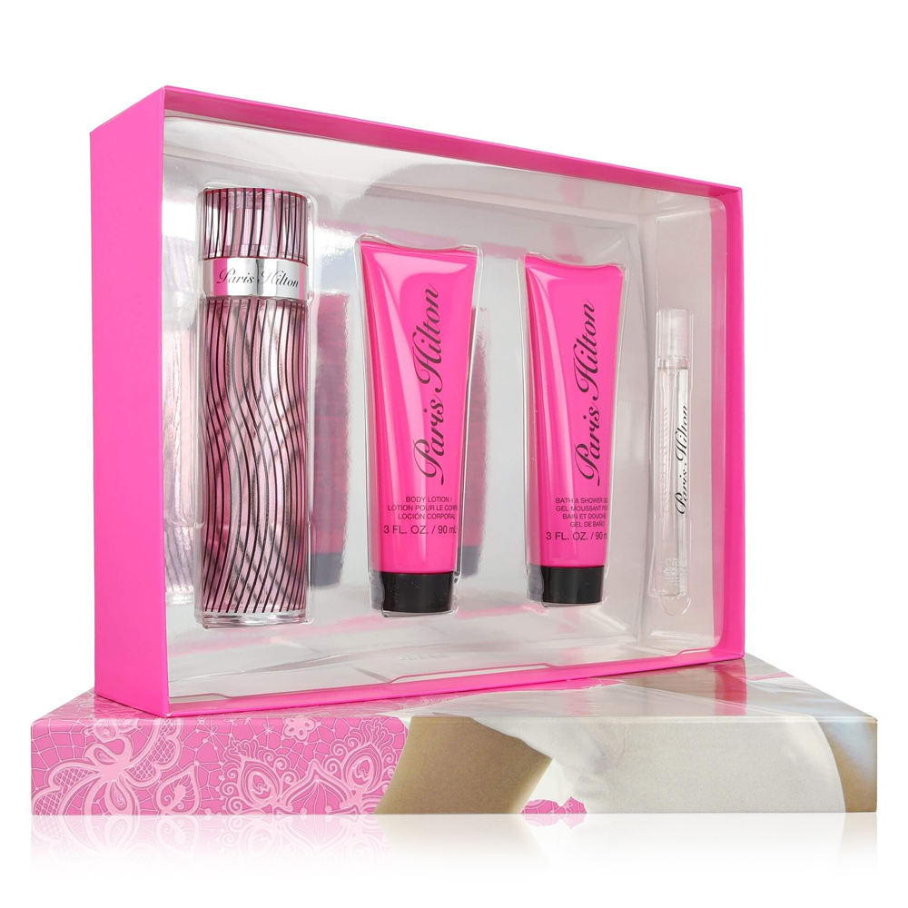 Paris Hilton Gift Set for Women - 4 Pcs
