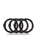 Skinny Scrunchies Set Of 4 - Black