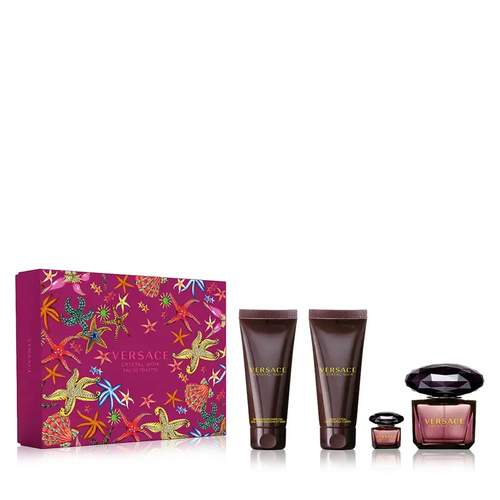 Crystal Noir Gift Set for Women - 4 Pcs
