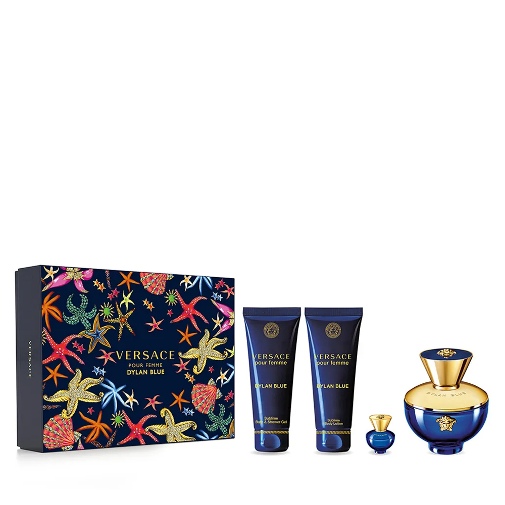 Pour Femme Dylan Blue Gift Set for Women - 4 Pcs