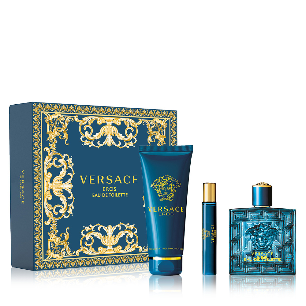 Eros Eau De Toilette - 10ml - Men.
 - Sho Gift Set for Men - 3 Pcs