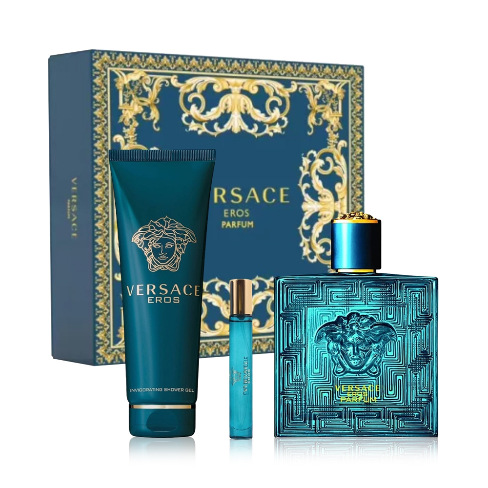 Eros Parfum Gift Set for Men - 3 Pcs