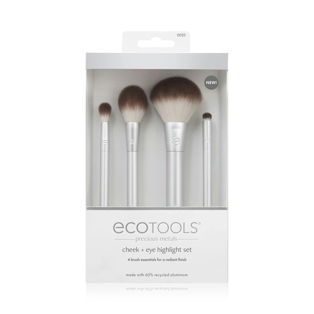 Precious Metals Cheek + Eye Highlight Set - 4 Pcs