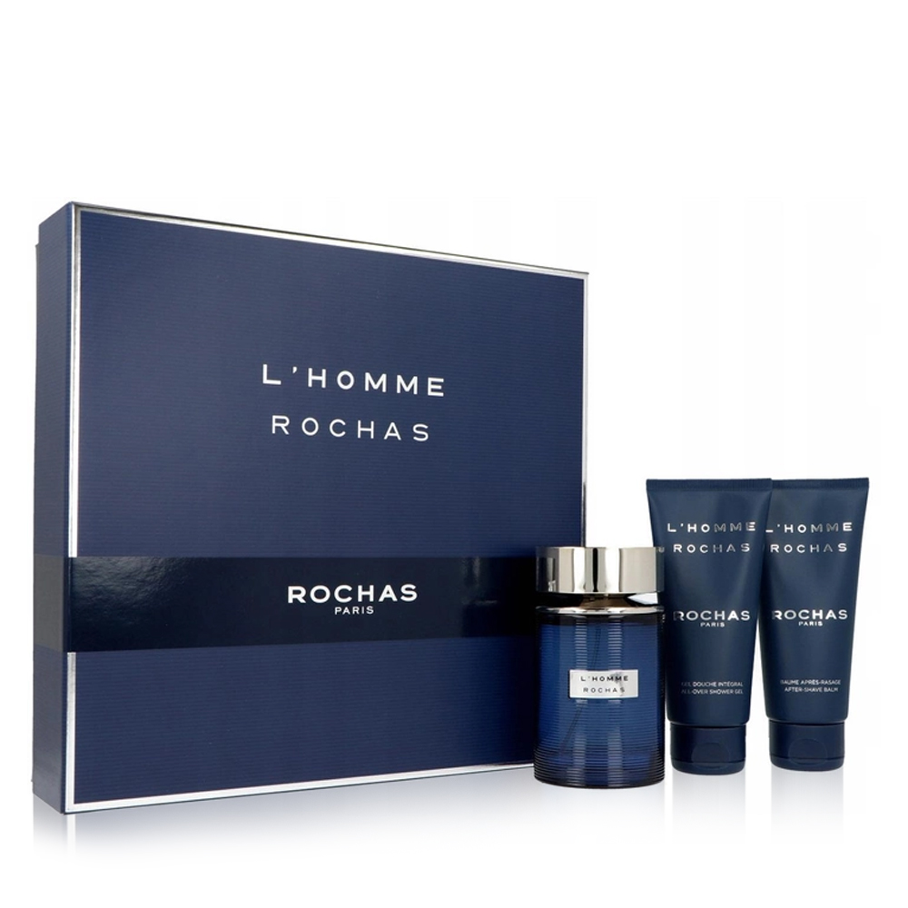 L'Homme Rochas Gift Set - 3 Pcs - Men