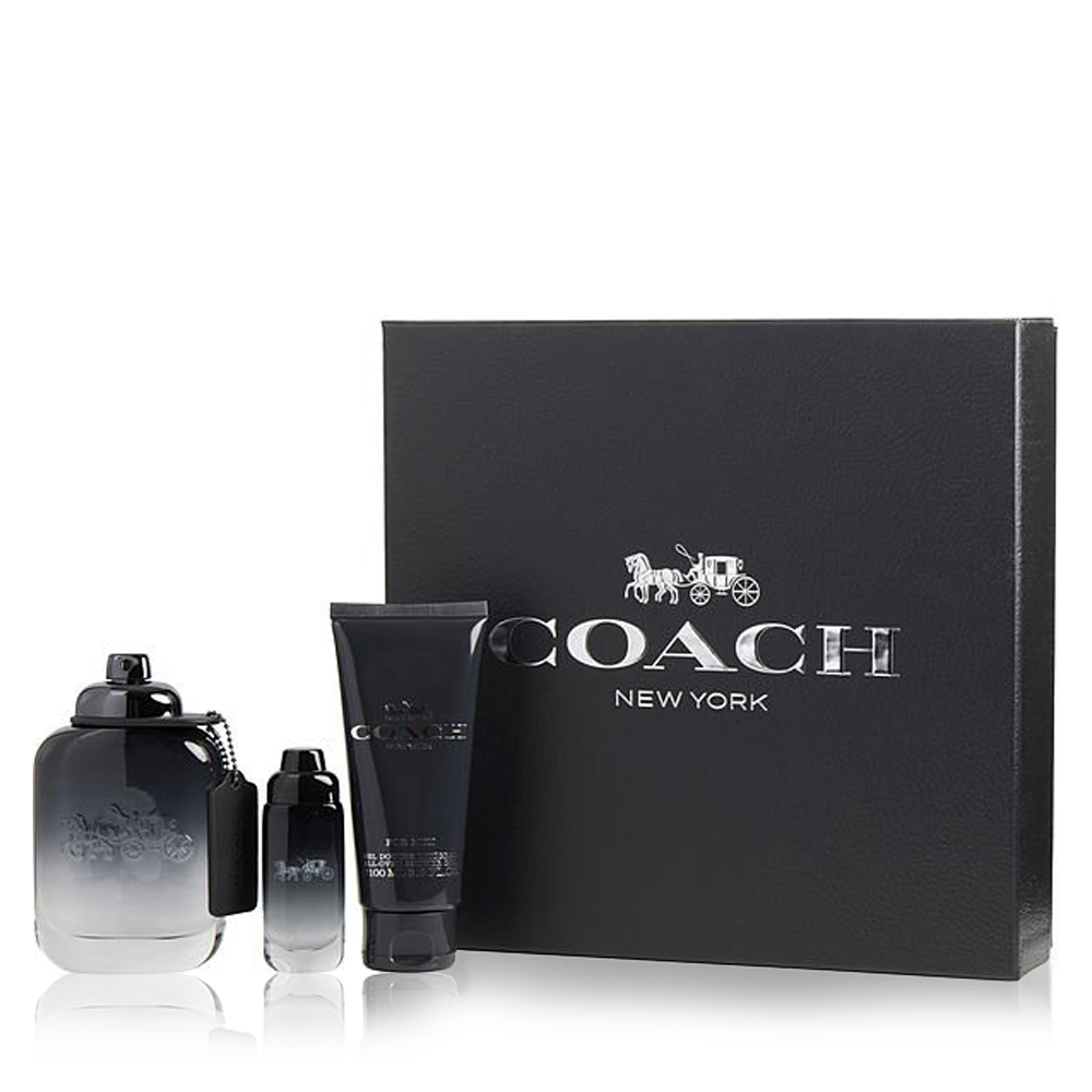 Coach New York Gift Set - 3 Pcs - Men