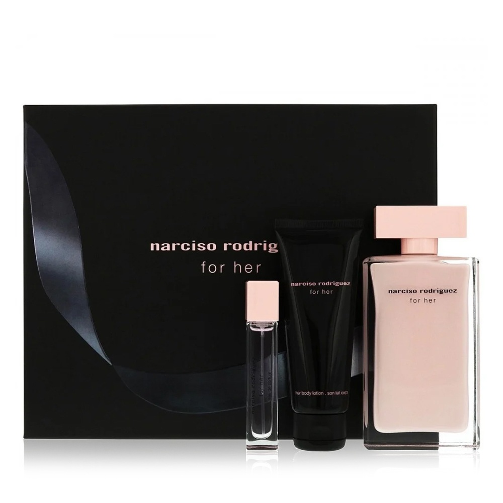 Narciso Rodriguez For Her Gift Set - 3pcs - Women