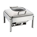 Square Chafing Dish with Mechanical Damping  - 6L
