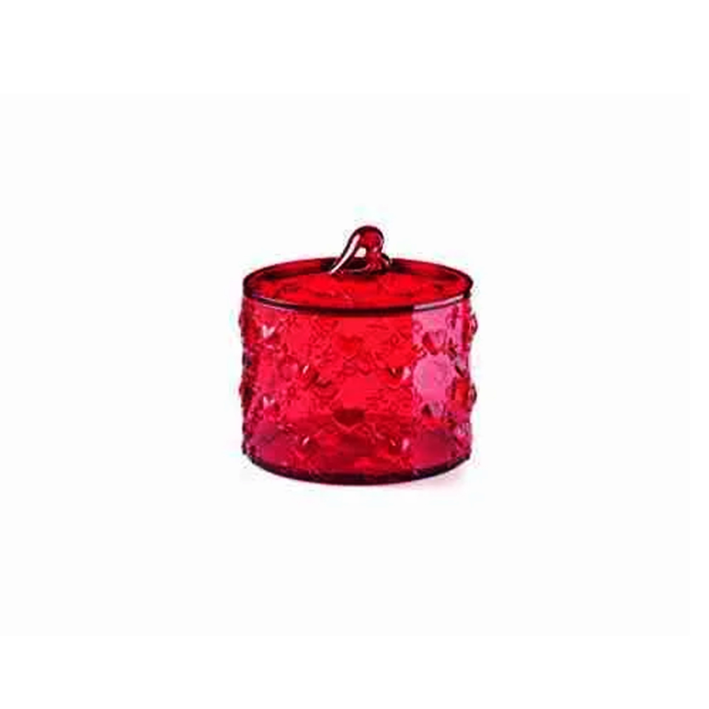Small Container With Lid Love - Red