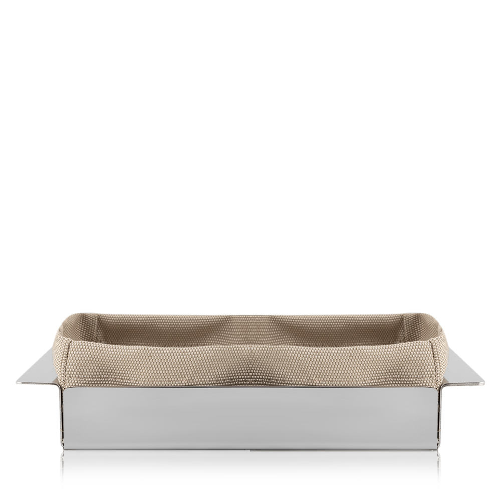 Stainless Steel Bread Holder - Beige