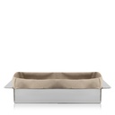 Stainless Steel Bread Holder - Beige