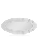Stainless Steel Oval Serving Tray - 51x24 cm