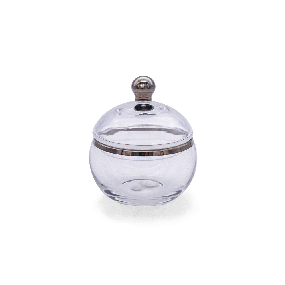 Dalia Platinum Rim Sugar Bowl