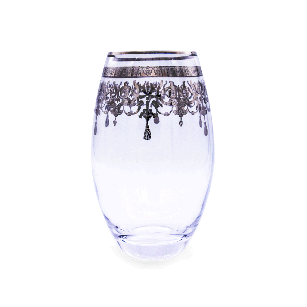 Batik Silver Platinum Vase
