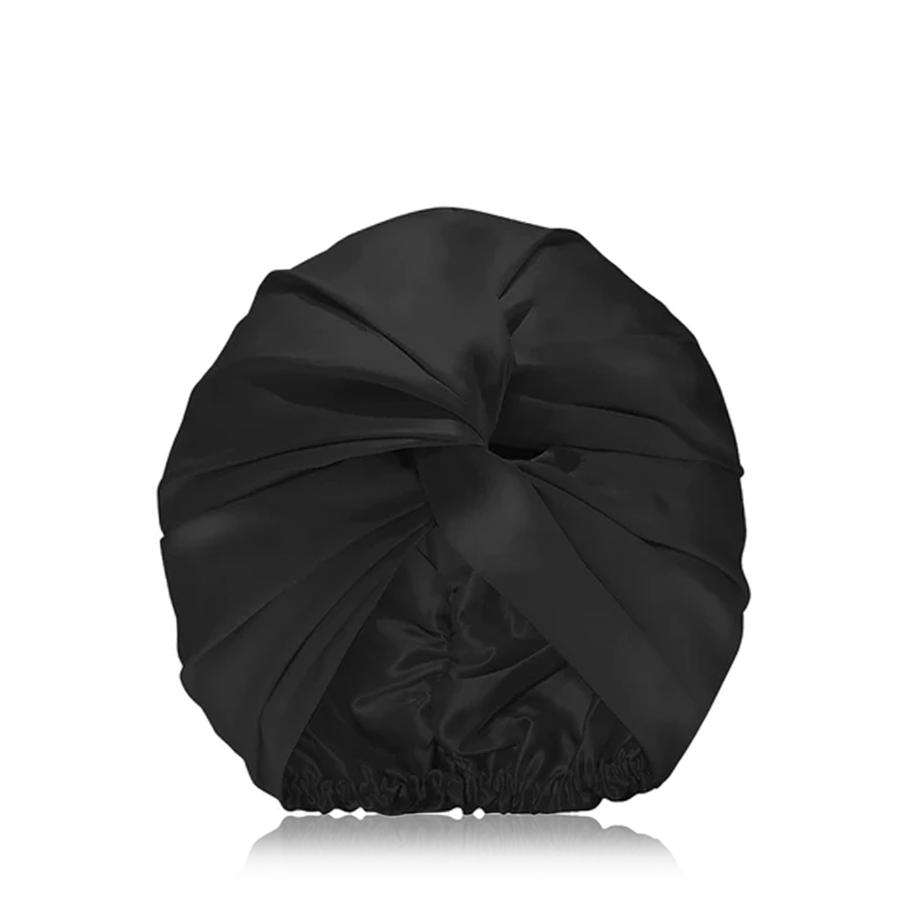 Pure Silk Turban - Black
