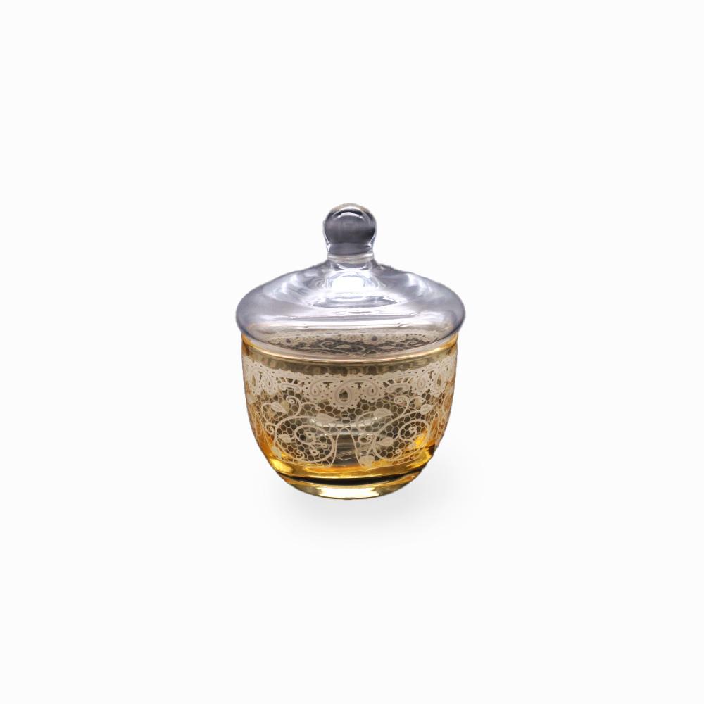 Dantel Amber Sugar Bowl