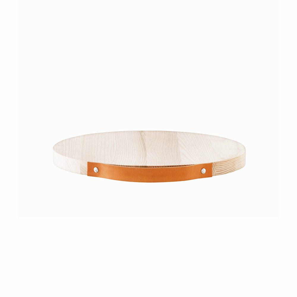Utility Board Ash & Leather Handle - 35cm