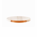 Utility Board Ash & Leather Handle - 35cm