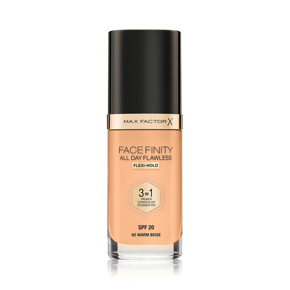 Facefinity All Day Flawless Flexi -Hold 3 in 1 Foundation - Warm Beige