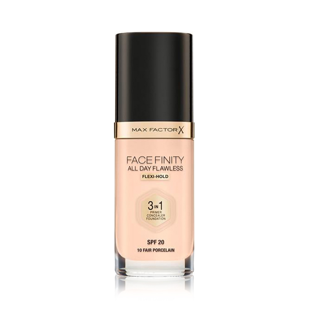 Facefinity All Day Flawless Flexi -Hold 3 in 1 Foundation - Fair Porcelain